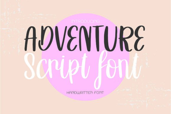 Adventure Script Font: Timeless Elegance for Craft Creations