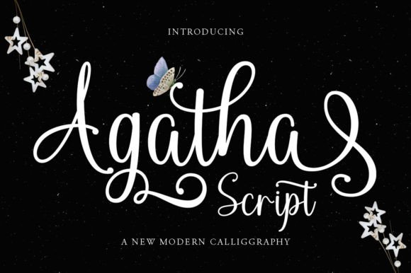 Agatha Script: A Delightful Display Typeface for Web Design