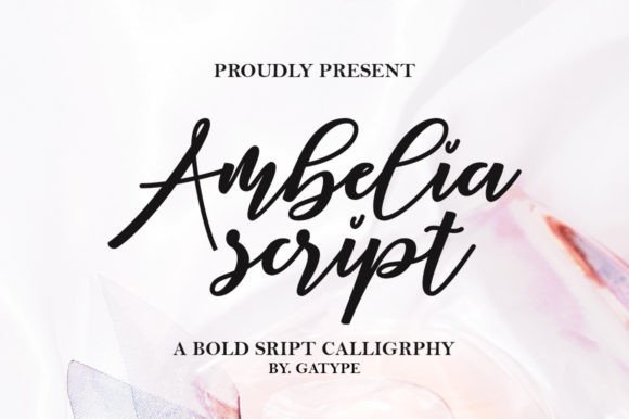 Ambelia Script: A Handwritten Font for Web Design
