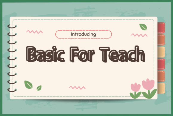 Basic for Teach Font