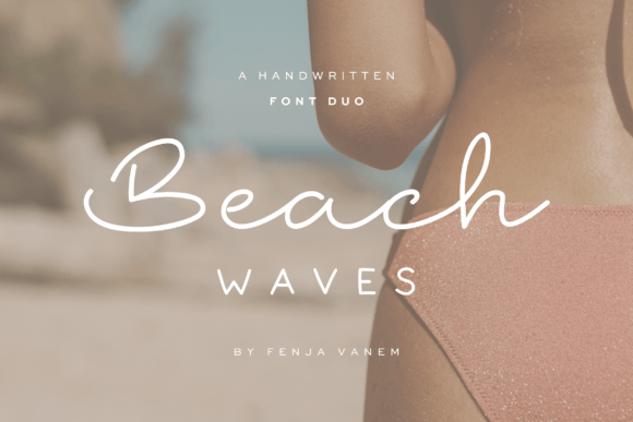 Beach Waves Font: Coastal Elegance for Business