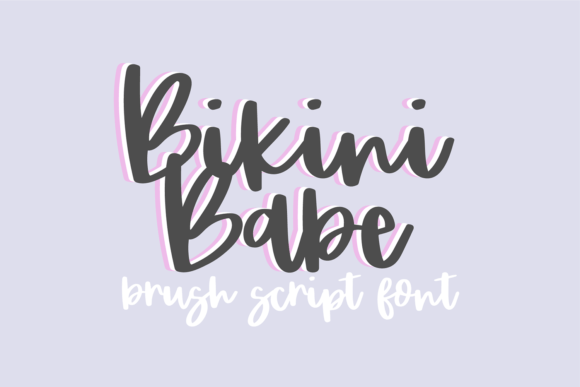 Bikini Babe Font: Whimsical Script for Makers