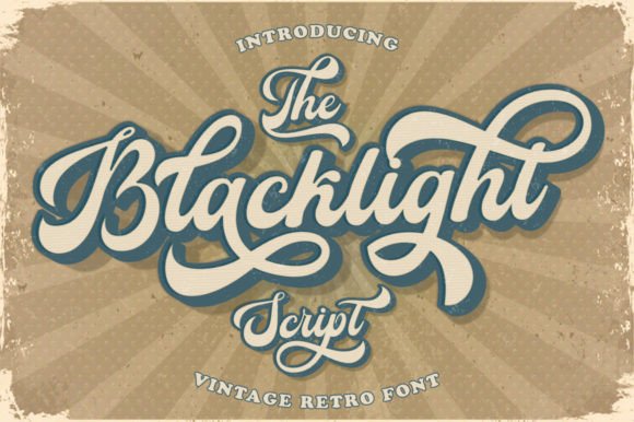 Blacklight Script: A Groovy Font for Web Design
