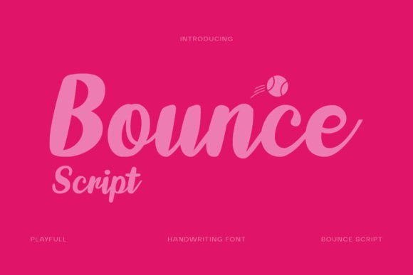 Bounce Script: A Fun Font for Campaigns
