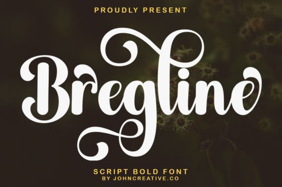 Bregline Script: A Handwritten Typeface with Timeless Elegance