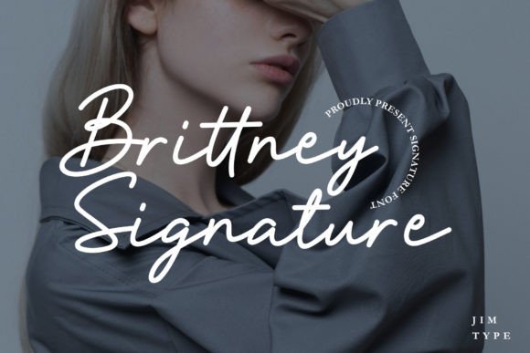 Brittney Signature Font for Web Design