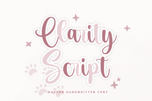 Clarity Script: A Cheerful Typeface