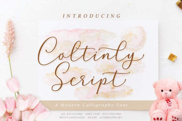 Coltinly Script: A Creative Font for Handmade Projects
