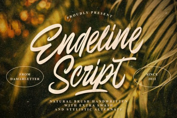 Endeline Script: A Chic Font for Creative Projects