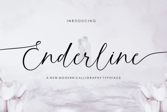Enderline Script: A Delicate Typographic Touch