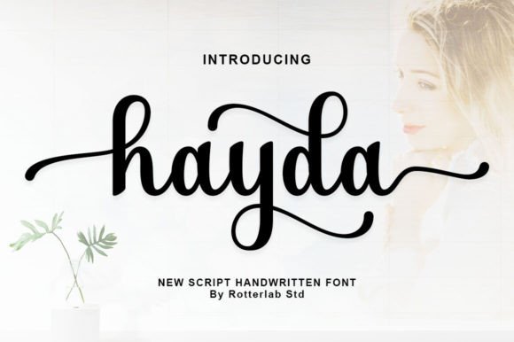 Hayda Script: A Charming Typeface for Creative Makers