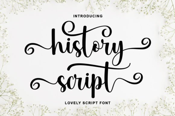 History Script: A Font for Business Elegance