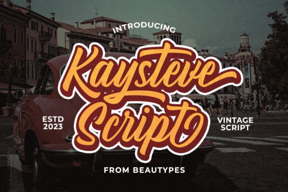Kaysteve Script: A Vintage Handwritten Font