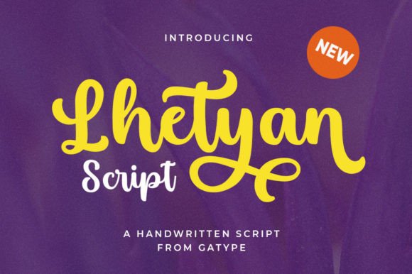 Lhetyan Script: A Stylish Handwritten Font