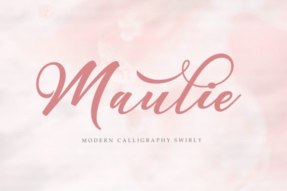 Maulie Script: Elegant Typography for Designers