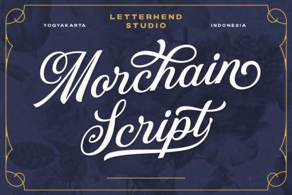 Morchain Script: A Stylish Font for Branding