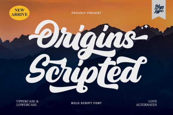 Origins Script: A Polished Typeface for Your Brand's Personality