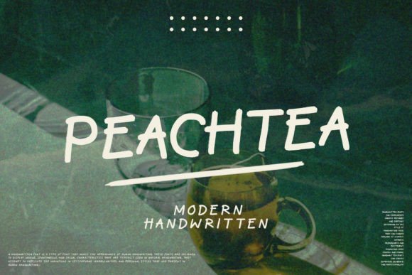Peachtea: A Refreshing Font for Designers