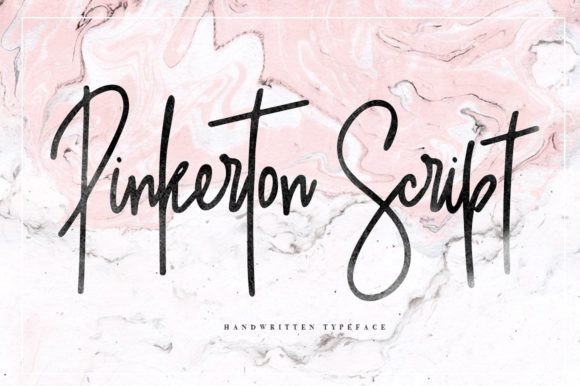 Pinkerton Script: Elegant Handwritten Font