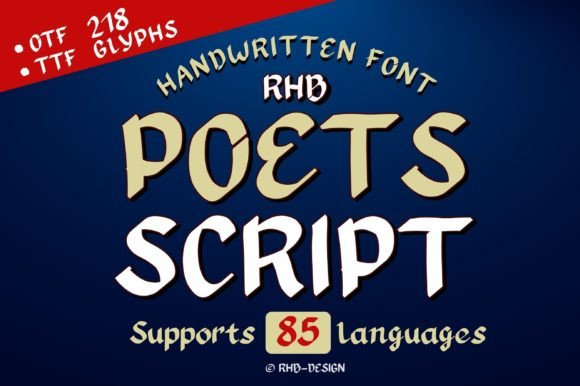 Poets Script: A Modern Handwritten Font for Editorial Design