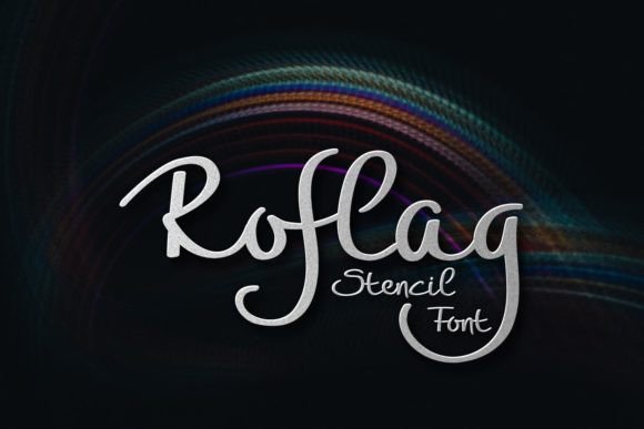 Roflag Stencil: A Versatile Stencil Font