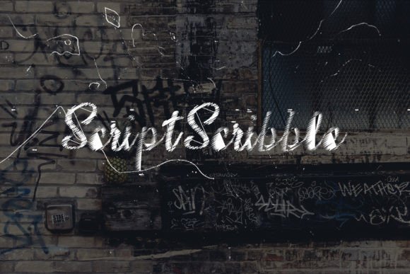 Script Scribble: A Creative Font for Makers