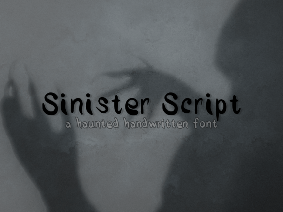Sinister Script Font for Web Design