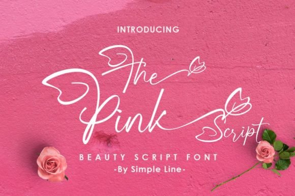 The Pink Script: A Delicate Touch for Elegant Design